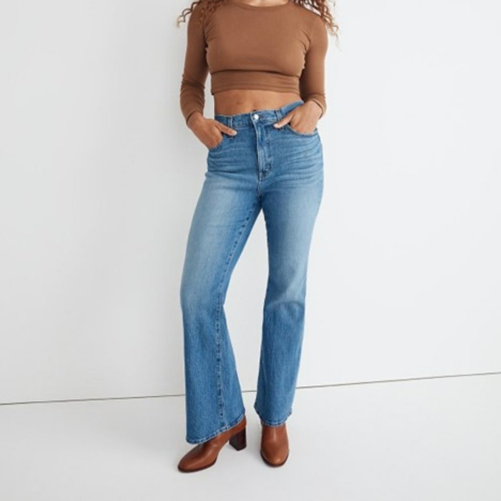 Madewell The Perfect Vintage Flare Jean in Pointview Wash size 31